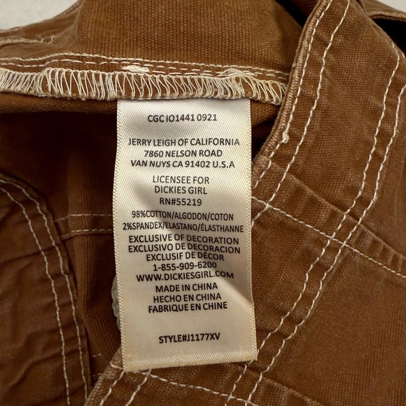 Dickies Cuff Brown Cargo Pants, size 7/28 - Picture 7 of 7